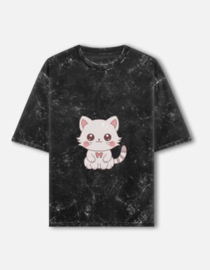 Unisex Acid Washed Oversized Tee